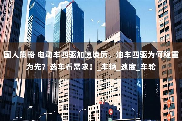 国人策略 电动车四驱加速凌厉，油车四驱为何稳重为先？选车看需求！_车辆_速度_车轮
